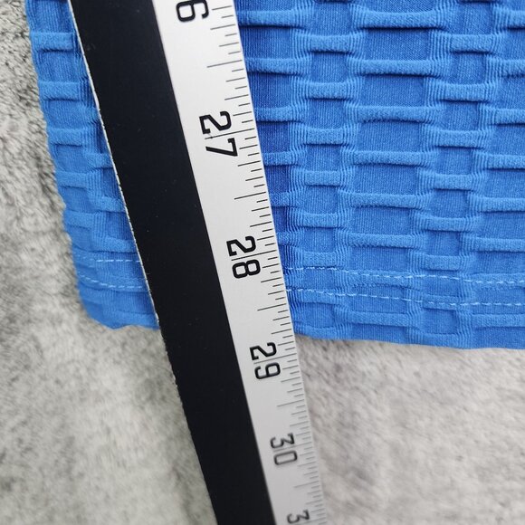 Womens Blue High-Waisted Textured Butt Shaping Leggings Size XL - Picture 9 of 11